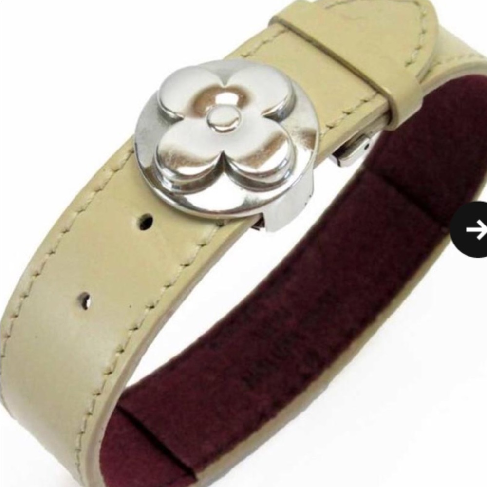 Authentic LouisVuitton monogram leather Bracelet